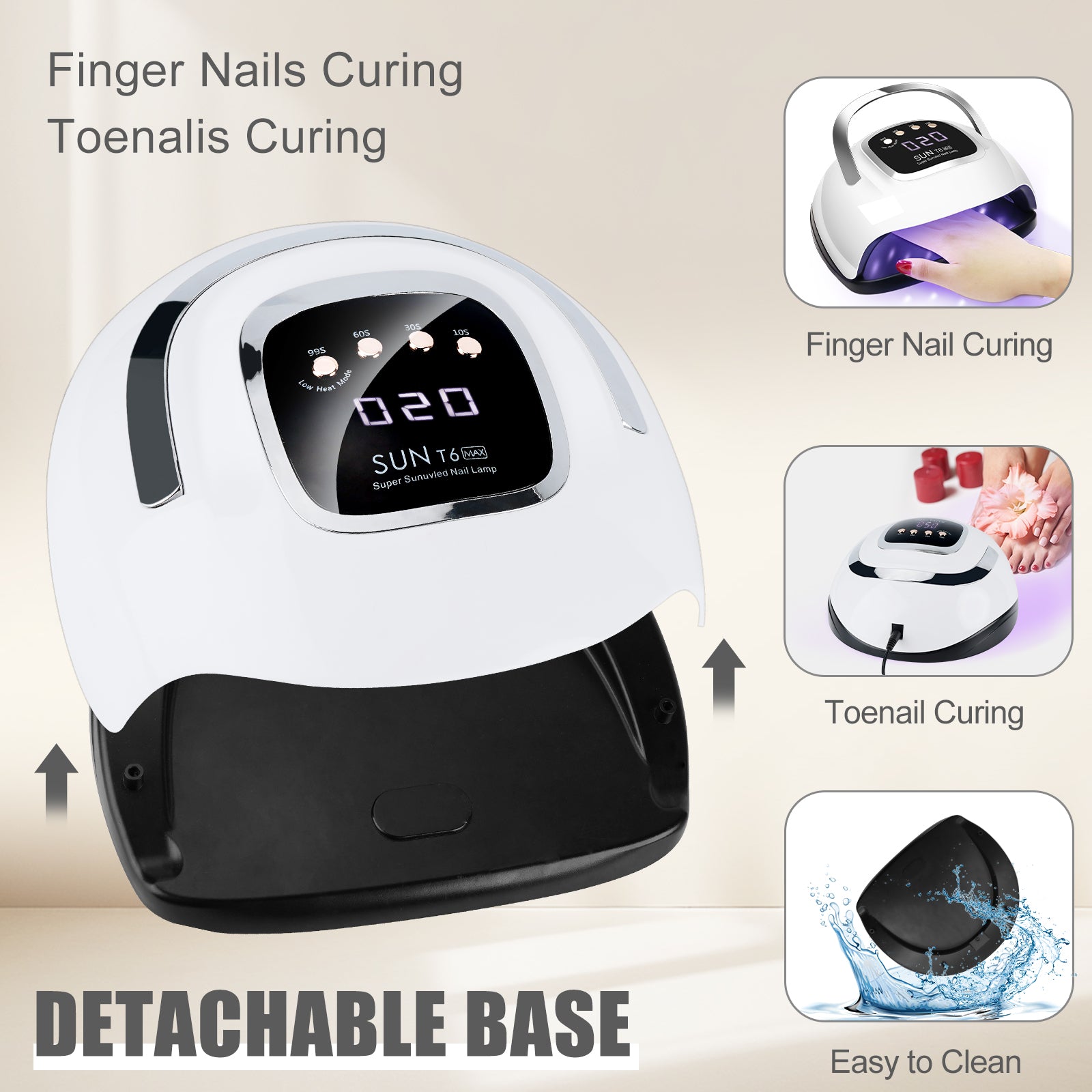 LKEnail SUN T6 MAX UV Nail Lamp Nail Dryer