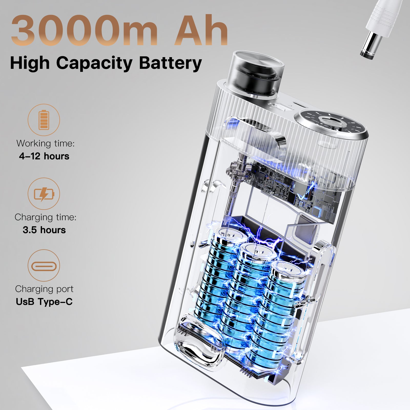 LKEnail Professional Rechargeable 30000 Rpm Nail Drill