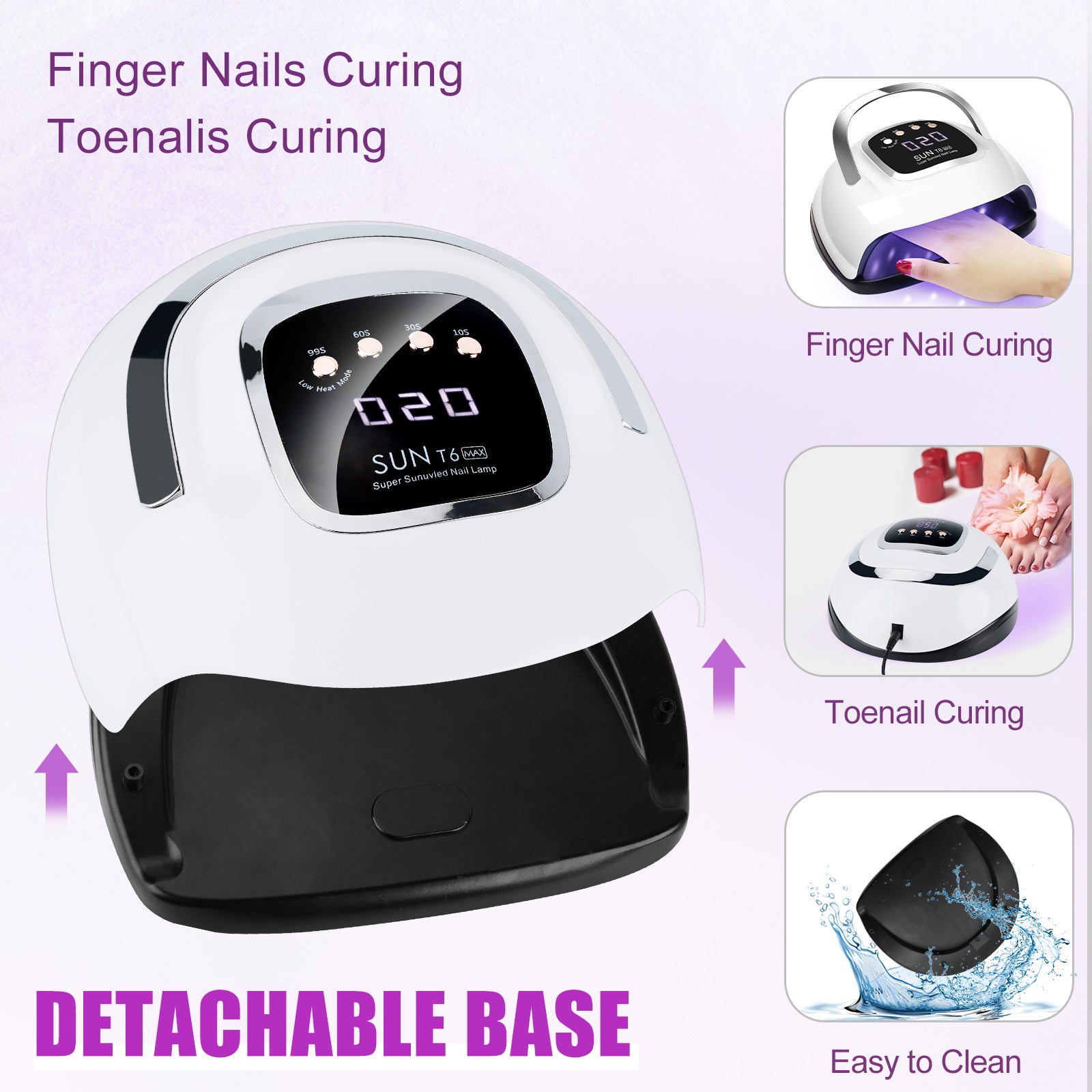 LKEnail SUN T6 MAX UV Nail Lamp Nail Dryer