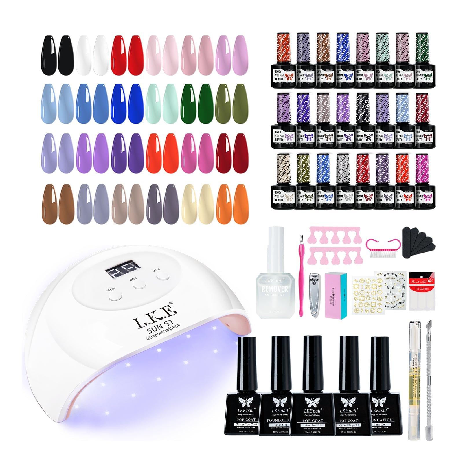 LKEnail High Valve Gel Nail kit - LKEnail