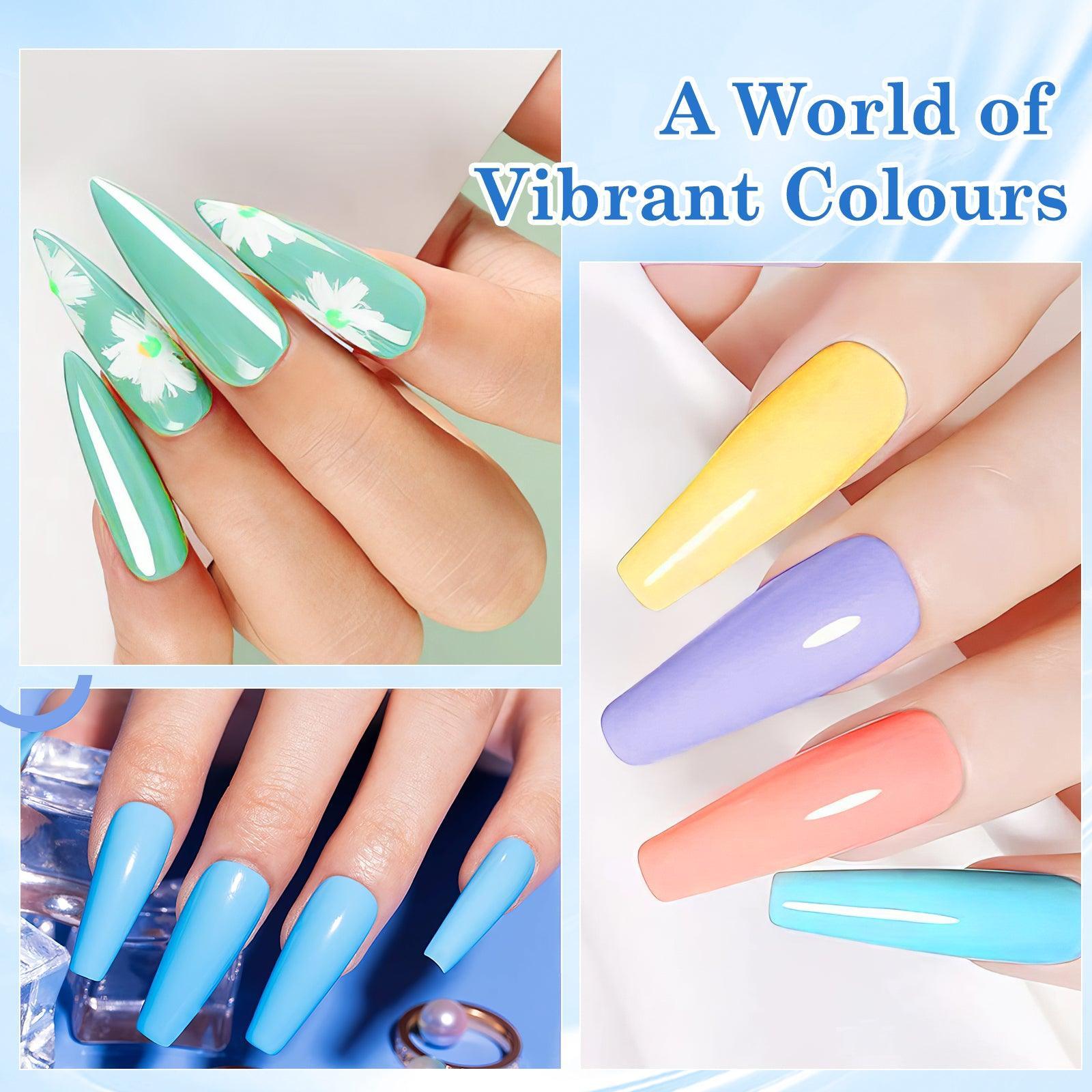Rainbow - 6 color nail polish - LKEnail