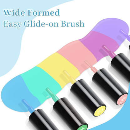 Rainbow - 6 color nail polish - LKEnail